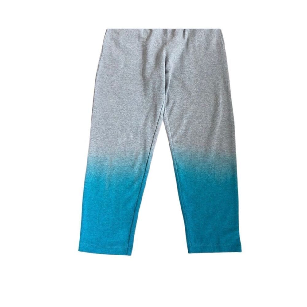 Three Dots Gray Blue  Ombré Joggers Casual Pants SZ S NWT